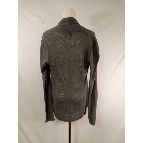 Express Women's Gray Knit Cardigan Duster Sweater Size Medium - Picture 4 of 6